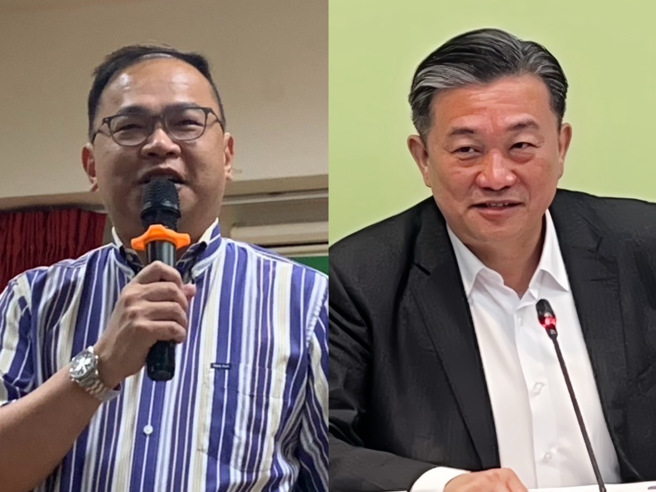 民进党政策会执行长王义川（左）、民进党立委王定宇（右）近日批刘德华引发争议。（合成图／中时资料照）