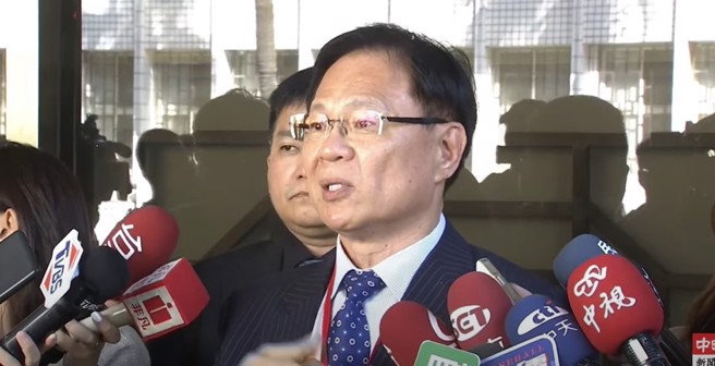 立委张启楷 等人考察北检。（取自直播）