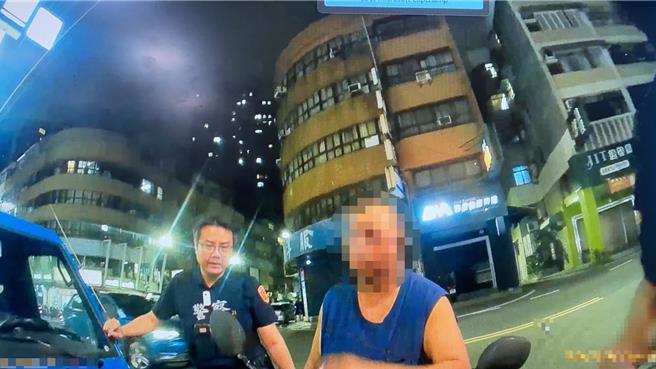 警方逮到泼漆的供应商，供称海产餐厅老板不处理积欠货款事宜，因此愤而泼漆，遭警方依社维法移送侦办。（警方提供／任义宇高雄传真）