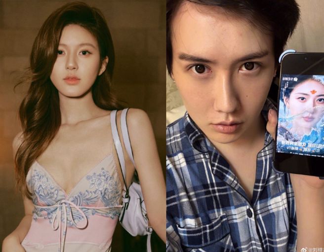 大陸女星趙露思近期陷入整形疑雲。（圖／翻攝自微博）