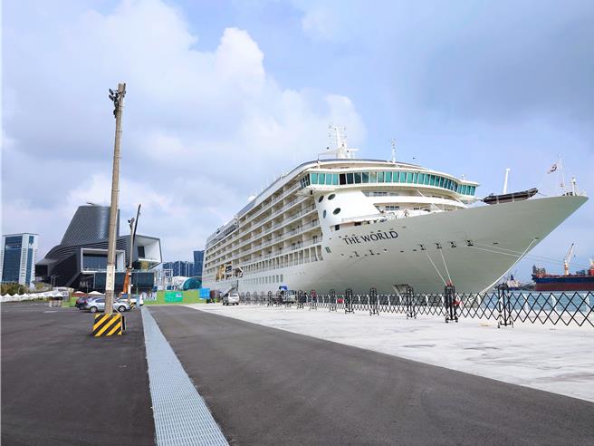 高雄機場航線仍未從疫情中恢復，國際郵輪艘次反倒下滑，立委李昆澤要求交通部檢討，推動服務費減免優惠強化高雄觀光。（任義宇攝）