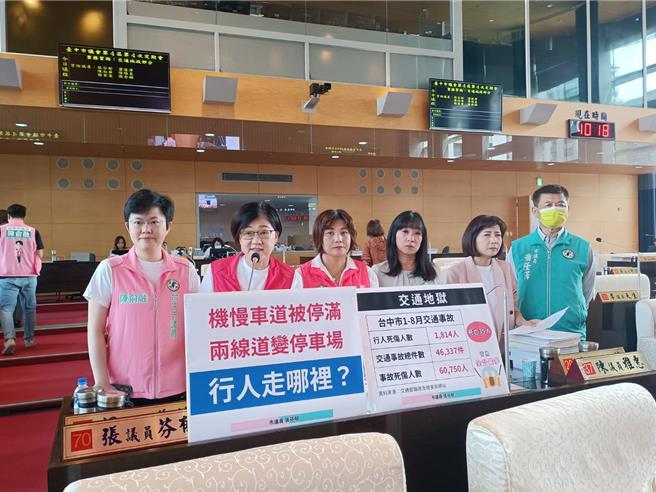 台中市北屯区昨发生男童骑自行车遭辗毙事故，多位市议员4日要求针对学区、公园等周遭人行道规画「人车（自行车）共道」以及加强宣导「安全驾驶行为」。（陈淑娥摄）