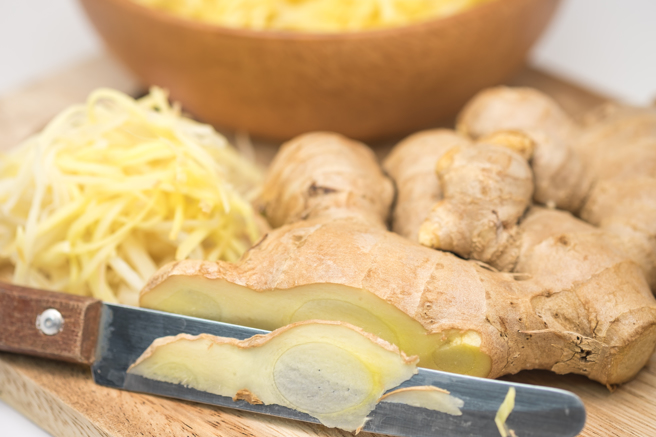 国内研究发现，喝新鲜姜泡成的姜茶，有助于预防病毒感染。（示意图，Shutterstock／达志）	