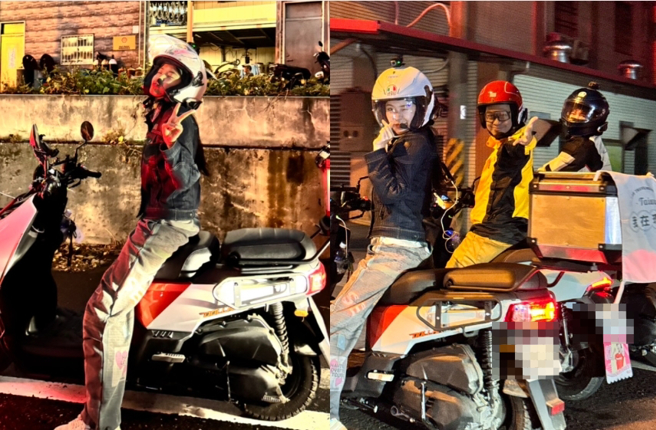 李多慧3人开心合影。（图／奥比怀登提供）