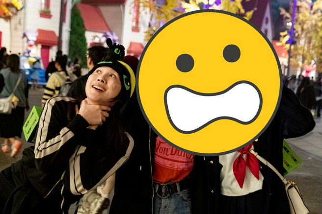 陈妍希现身环球影城。（图／翻摄自陈妍希 小红书）