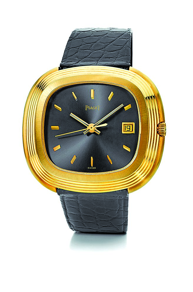 安迪沃荷生前佩戴的伯爵枕形腕表。（PIAGET提供）