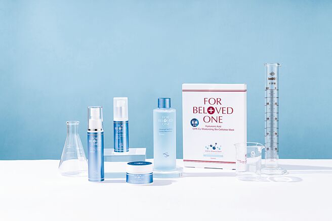 寵愛之名黃金藍銅玻尿酸保濕系列。（寵愛之名提供）