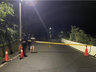 汐止姜子寮路土石崩落 僅單線雙向通車