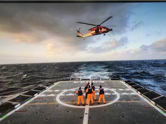 外籍漁工多重病症併發　海巡、空勤接力後送就醫