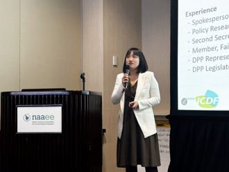 謝佩芬代表國合會出席GEEP 分享台灣環境外交計畫成果