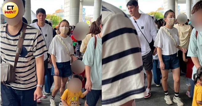 篮球员周士渊也与老婆一同到士林科教馆。（图／读者提供）