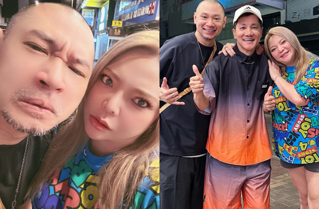 小甜甜分享先前在香港工作遇到金剛。（圖／翻攝自小甜甜 張可昀臉書）
