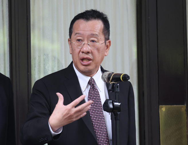 国防部长顾立雄5日前往立法院备询。（姚志平摄）