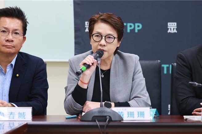 民眾黨立委黃珊珊。（民眾黨團提供／楊亞璇台北傳真）