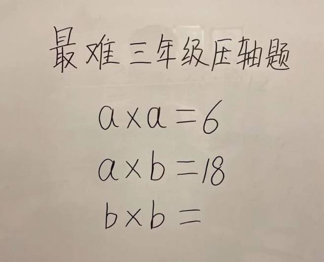 律师林智群分享一个小三的数学题目，挑战用5秒解答。（翻摄自 林智群脸书）