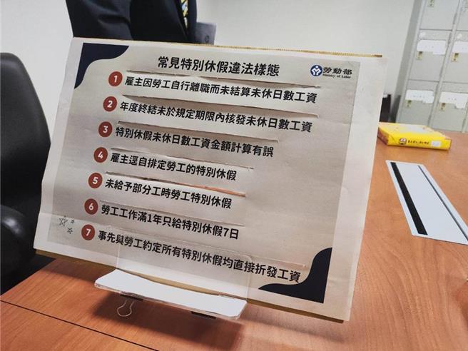 台北市劳动局5日公布，9月市内《劳动基准法》名单，共开罚102家事业单位，总罚锾达523万元。（示意图／本报资料照片）