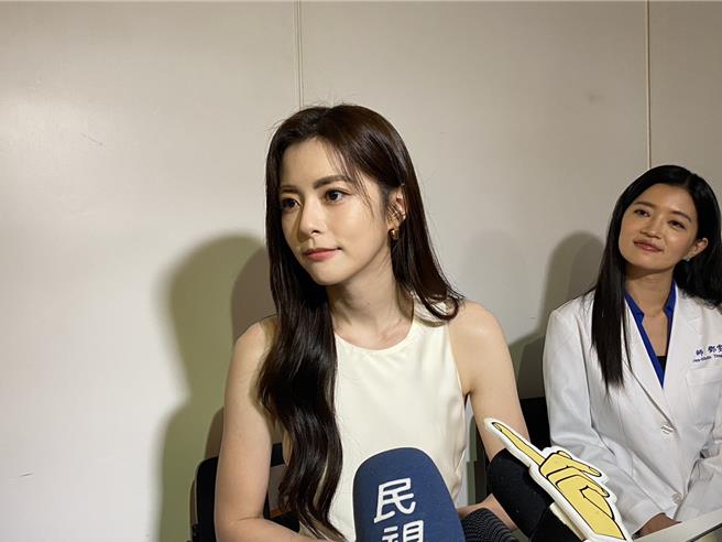 任容萱粉碎Selina婚變謠言「是文字誤會」。（林奕如攝）