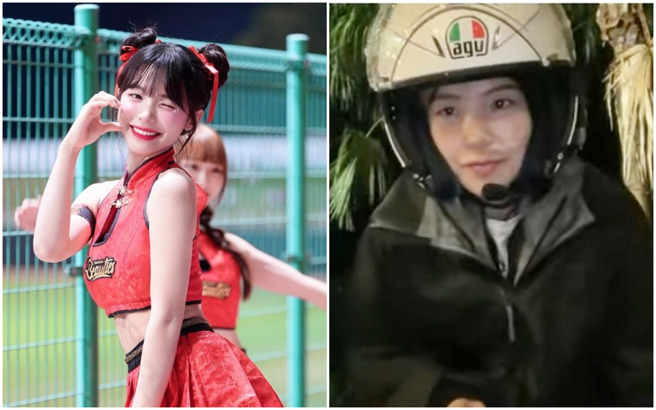 李多慧骑车环岛第二天遇道路中断、树倒，还狂淋6小时的雨。（图／摄自李多慧IG、YT@이다혜 李多慧）