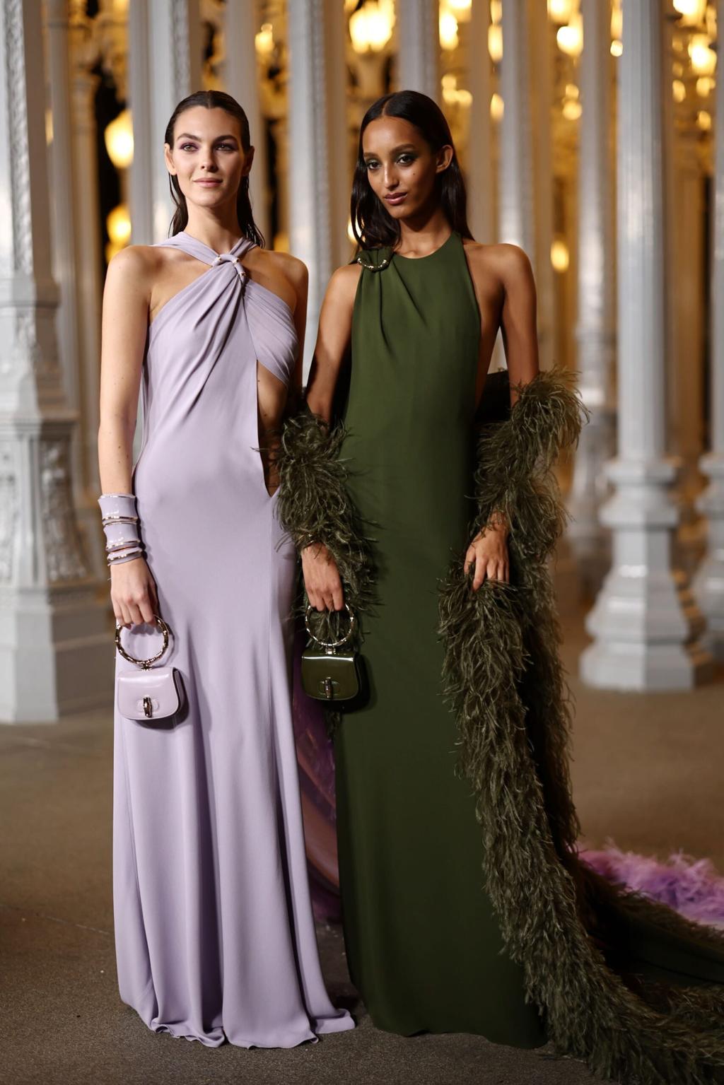 超模維多利亞·伽里蒂、莫娜·圖加德出席LACMA盛會。(GETTY)