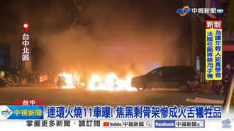 大逆轉！台中騎樓火警整排機車燒光光 兇手竟是小黃運匠1舉動造成