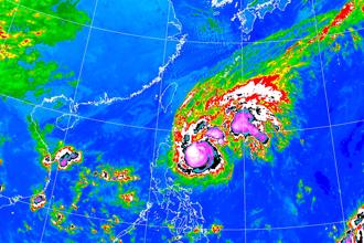 銀杏颱風各國路徑一致了 2地雨連炸5天