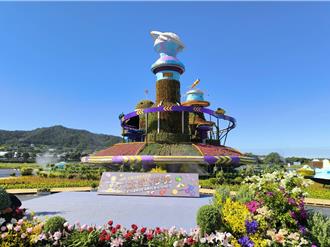 台中國際花毯節「5最」創紀錄 盧秀燕開箱帶你探索太空花境