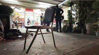 池魚之殃 台東警勸架遭醉男丟鐵椅砸腿