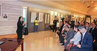 傳統書畫結合AI科技 張炳煌書畫展亮相桃園機場