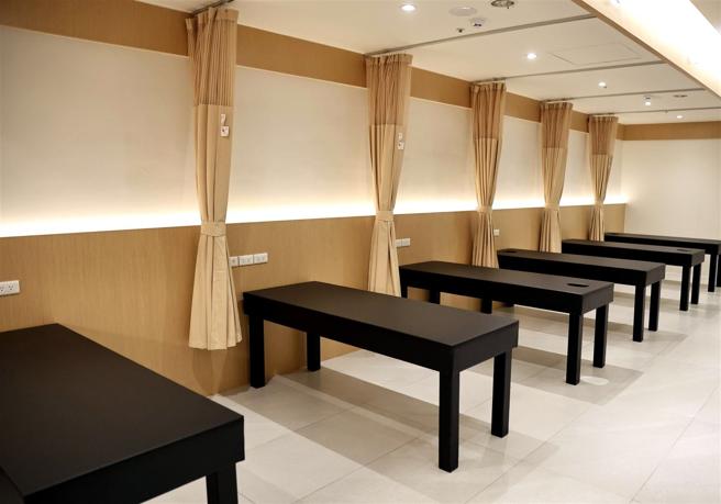 第2門診中心啟用後，將由中醫科和復健科首先進駐看診。（記者孫建屏攝）