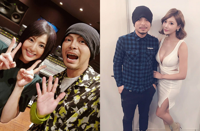 黄明志曾与苍井空、明日花绮罗合作。（图／翻摄自Namewee 黄明志脸书）