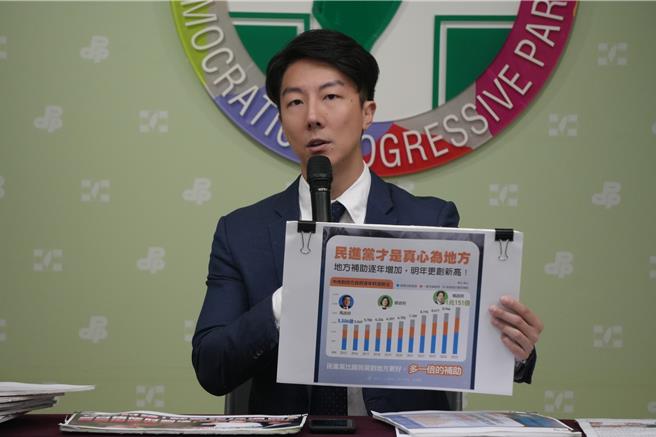 财划法3分钟出委员会 民进党批蓝白：堕落。（民进党提供）