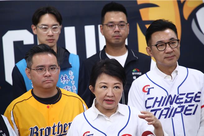 台中盧秀燕6日晚間出席世界12強棒球錦標賽自辦熱身賽，對財劃法修正案提出看法，也籲地方團結一致。（馮惠宜攝）