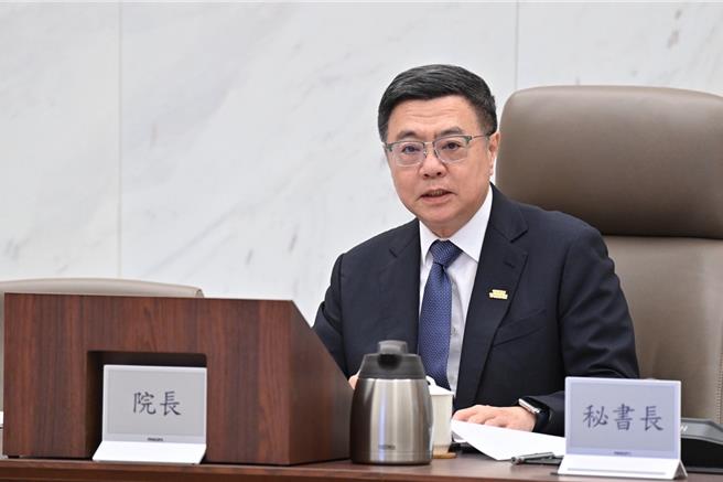 卓院長今（6）日主持中央道路交通安全會報113年第4次會議。（行政院提供／游念育台北傳真）