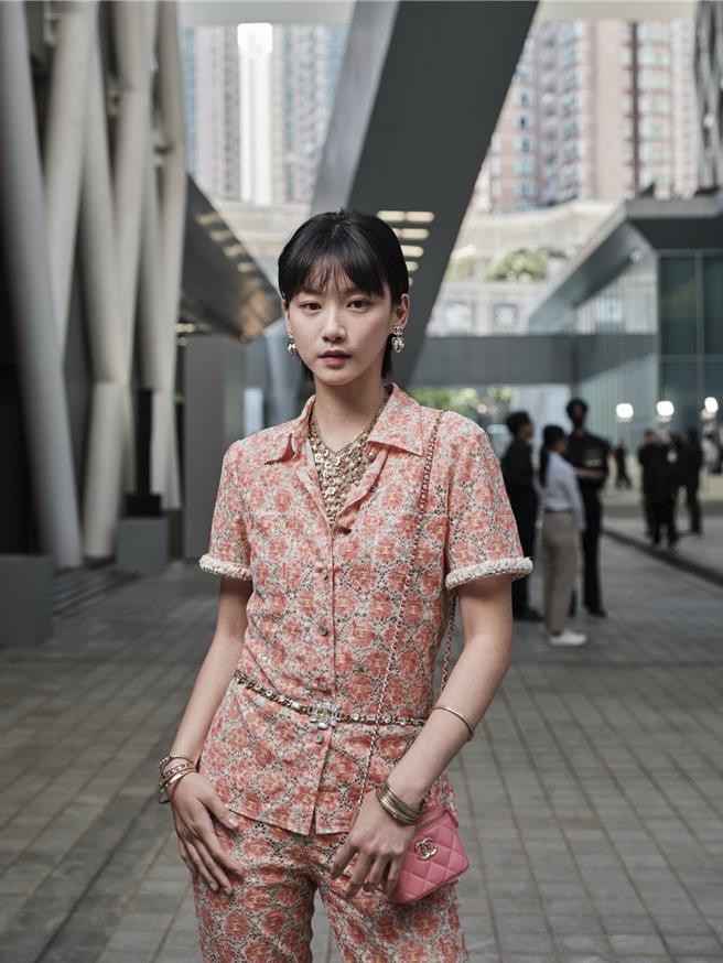 女星袁澧林不僅演出香奈兒微電影，也同樣現身活動現場。（CHANEL提供／黃唯淯台北傳真）
