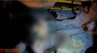 台中忠孝夜市驚現裸奔男    砸毀攤商生財器具食材