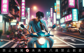 台中男騎士3度酒駕 連撞4車受傷將再度入獄