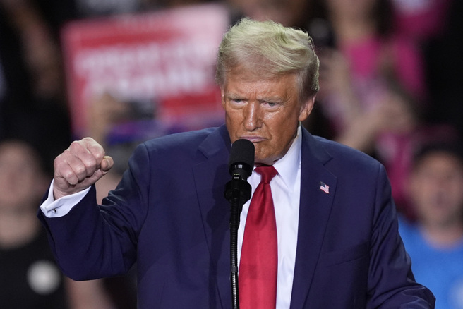 川普当选美国总统 陆外交部表达祝贺。(图/美联社)