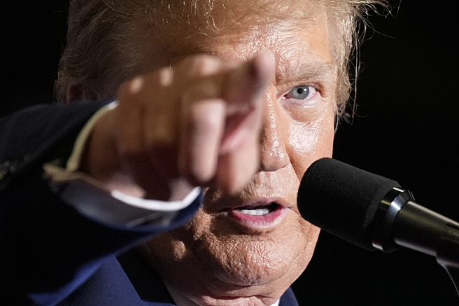 2024年美國總統大選出爐，由共和黨籍候選人川普（Donald Trump，圖）勝選。（圖 / 美聯社）