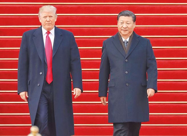 大陆国家主席习近平7日向刚当选的川普致贺电，并表示中美合则两利、斗则俱伤。（图/新华社）