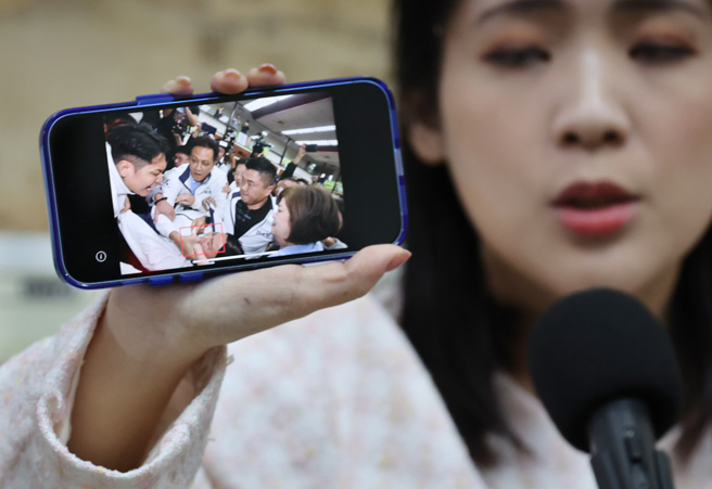 立委徐巧芯7日在立法院受访。（姚志平摄）