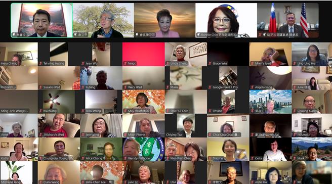 刑事局預防科長林書立以視訊主談AI深偽詐騙。（翻攝照片／林郁平台北傳真）