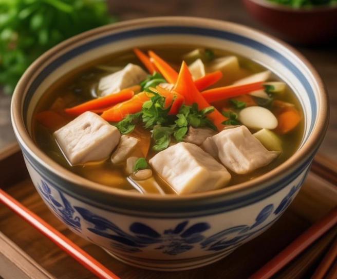 7日立冬，選擇低脂高蛋白食物，既能補充營養，又不會增加過多脂肪。（麻豆新樓院提供／寶智華台南傳真）