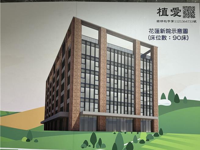 清寒植物人花蓮分院計畫，預計今年底前開始動工，目標2027年完工，可提供90床。（王志偉攝）