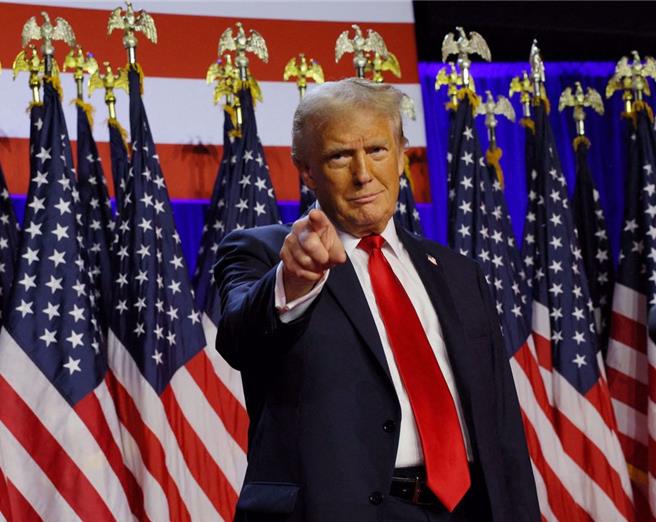 川普回锅当选美国总统。（资料照／路透社）