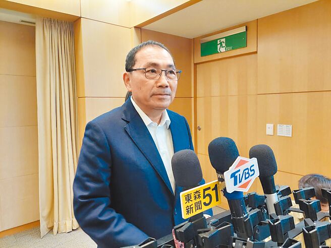 新北市长侯友宜6日表示，《财划法》早该过了，该还给地方公道。（陈慰慈摄）