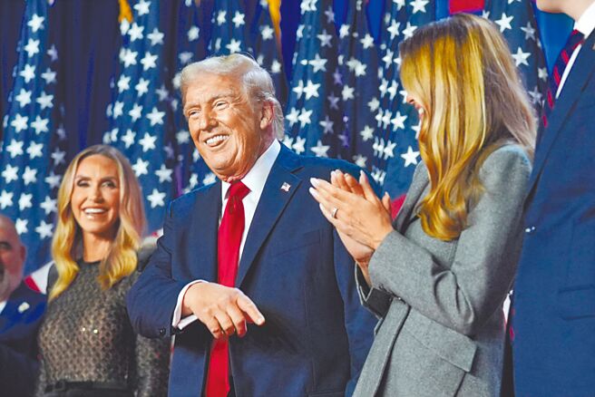 川普当选美国下一任总统。（图／美联社）