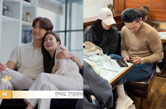 与金泰希游日被拍 Rain穿紧身衣秀震撼胸肌挨亏：很难低调