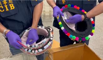 寮国头饰藏2000万毒品 22岁泰籍男在台打黑工遭逮