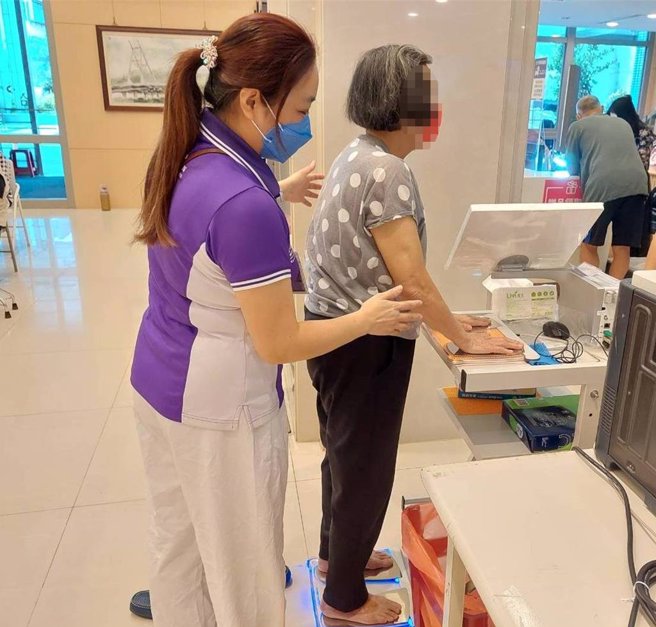 神经生理检测仪能帮助评估病人是否有神经病变。（大千医院提供／谢明俊苗栗传真）