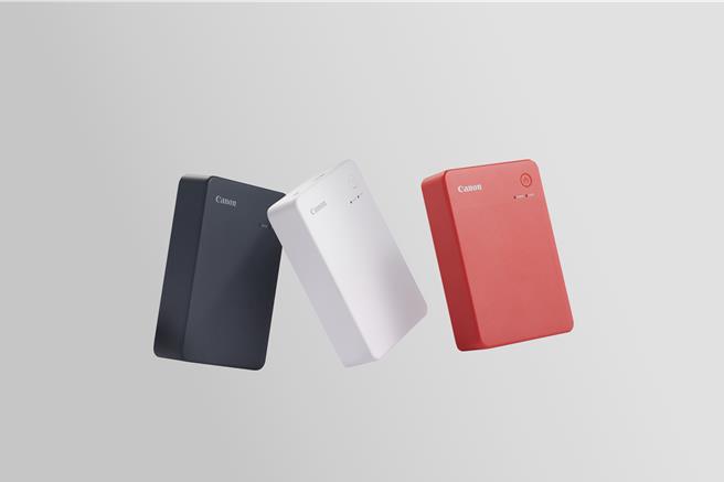 Canon隨身印相機 SELPHY QX20 有天使白、氣質灰及熱情紅共3款顏色。（Canon提供）